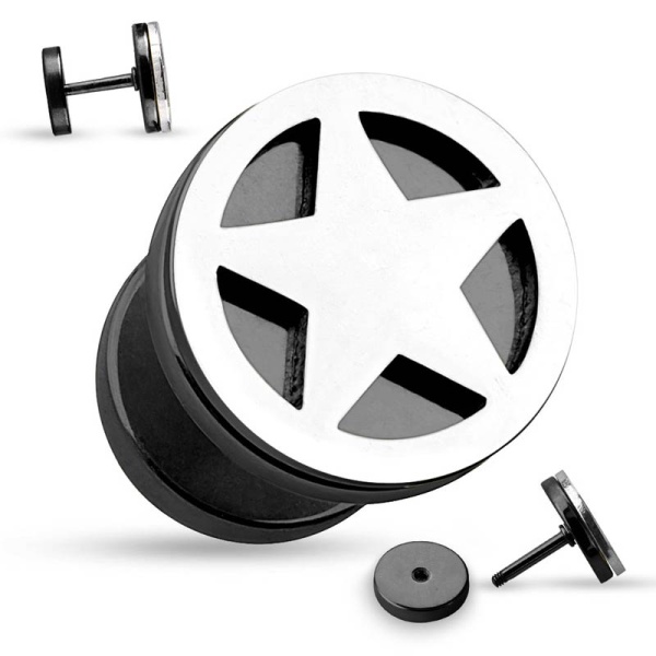 Фейк плаги обманки зі сталі Spikes Зірка PSFX-93