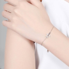 Браслет цепочка с Самолетом lan-2828