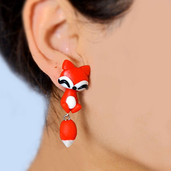 Сережки гвоздики Fire Fox