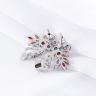 Сережки з камінням Квіточка Zircon