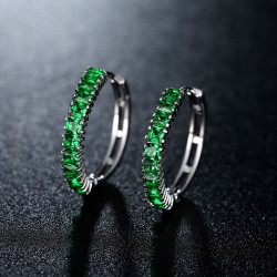 Серьги кольца Конго-Кристалл