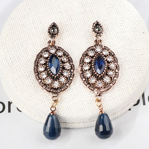 Сережки з камінням Фідан