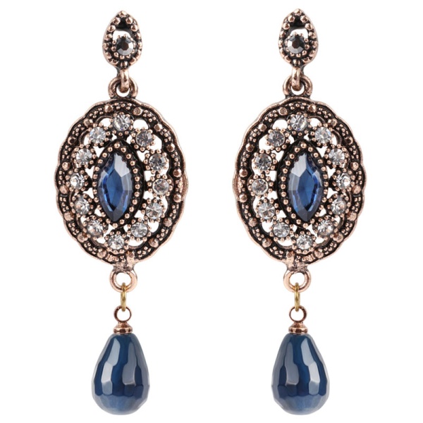 Сережки з камінням Фідан