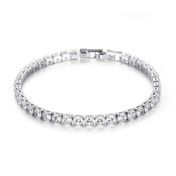 Браслет із кристалами циркону