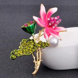 Брошка Екзотична квітка