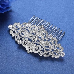 Гребінець для волосся кристальний завиток