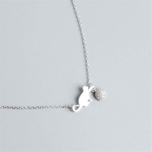 Цепочка на шею Кошка с клубком lan-2829