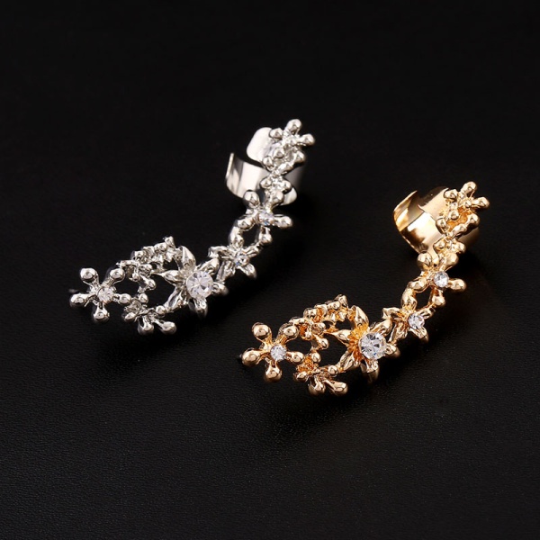 Кафф с кристаллами Букетик