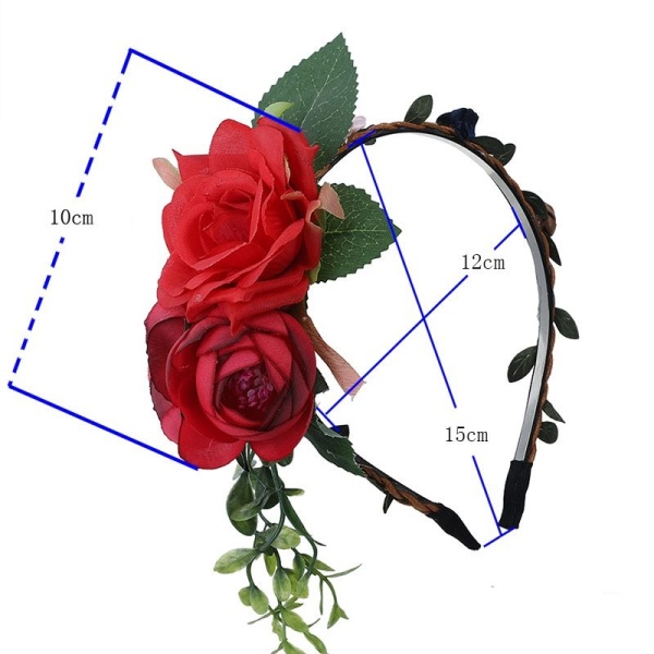 Обруч для волос Розочный акцент