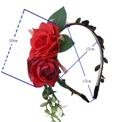 Обруч для волос Розочный акцент