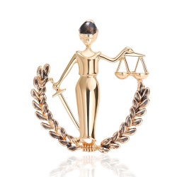 Брошка богиня Феміда