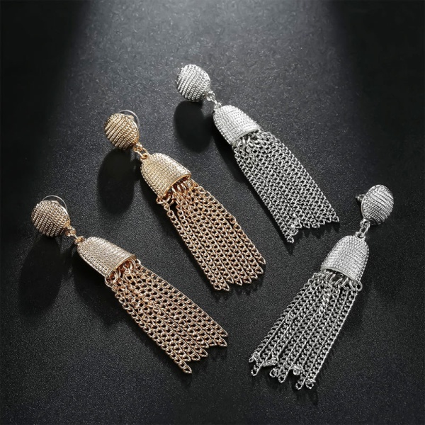 Серьги кисточки Цепочка