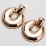 Серьги кольца Объемные lan-3470