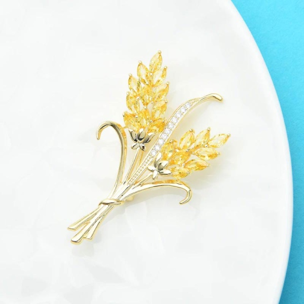 Брошь Элитные колоски Пшеницы