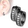 Серьги кольца из стали Spikes SE3305