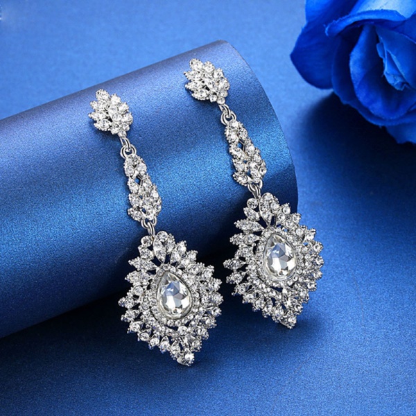 Сережки люстри Isabelle із кристалами звароски