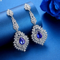 Сережки люстри Isabelle із кристалами звароски