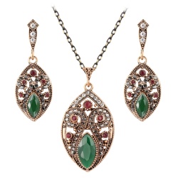 Набір прикрас Айсу кулон і сережки