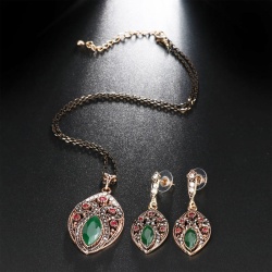 Набір прикрас Айсу кулон і сережки