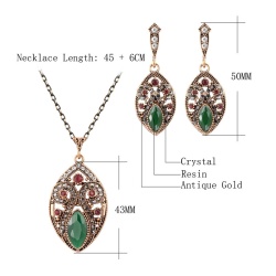 Набір прикрас Айсу кулон і сережки