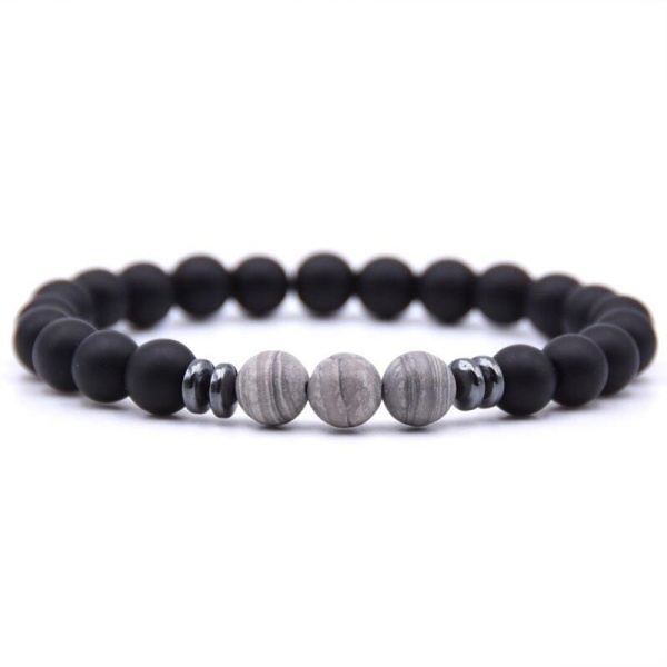 Браслет из натурального Шунгита и Кварца lan-3330