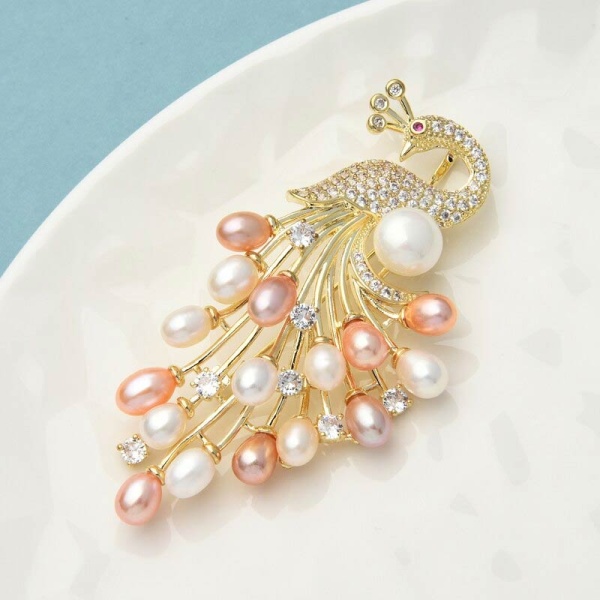 Брошка елітний Павич