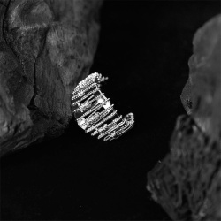 Кольцо дизайн нити незамкнутое lan-3033