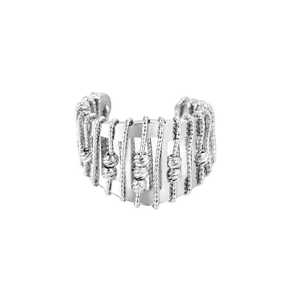 Кольцо дизайн нити незамкнутое lan-3033