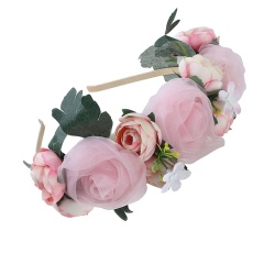 Обруч для волосся Ніжність з трояндами