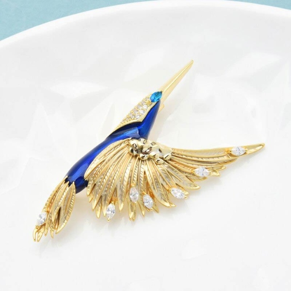 Брошь Колибри