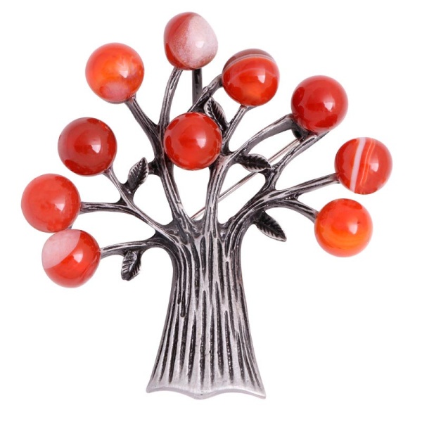 Брошка вінтажна осіннє Дерево lan-2735