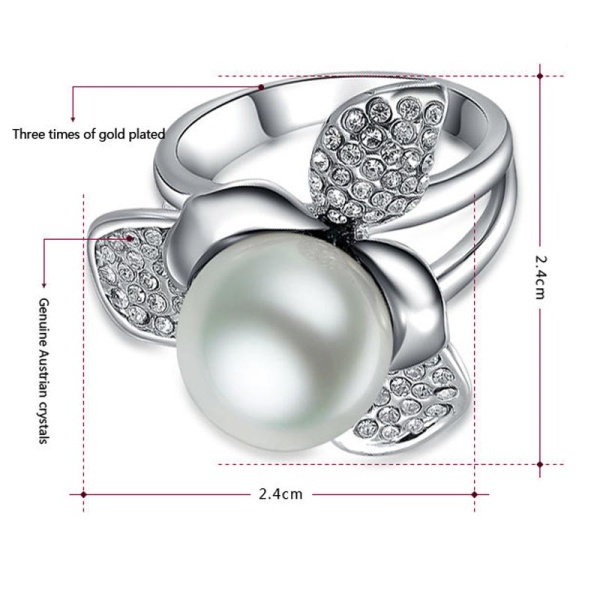 Кільце Перлина Roxi