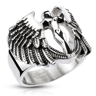 Перстень из стали Spikes Архангел