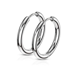 Серьги кольца из стали Spikes SE3065