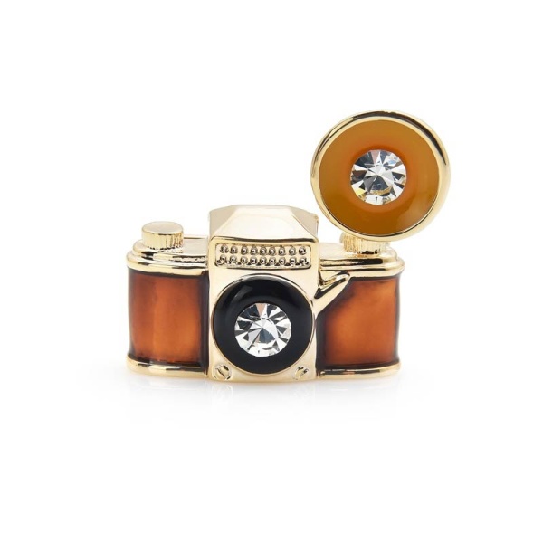 Брошь фотоаппарат