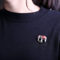 Брошка Індійський слон