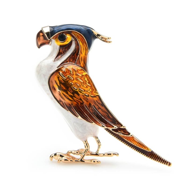 Брошка Папуга