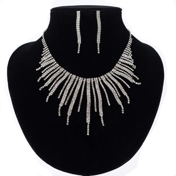 Набор бижутерии кристальный дождь