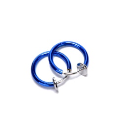 Серьги Пирсинг - обманка ухо нос губа (2 шт)