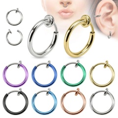 Серьги Пирсинг - обманка ухо нос губа (2 шт)