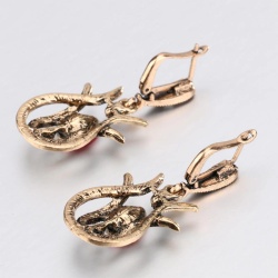 Набір прикрас у турецькому стилі: кулон та сережки lan-3076