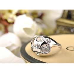 Кольцо Элен с фианитами