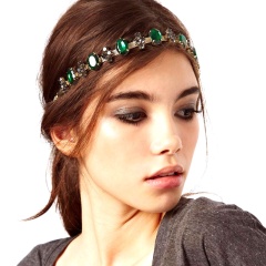 Ободок для волос Изумруд