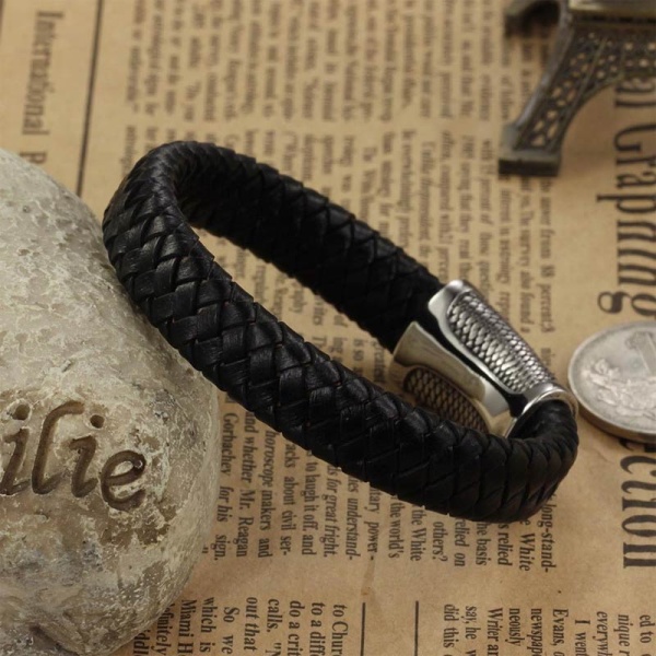 Кожаный браслет lan-2949