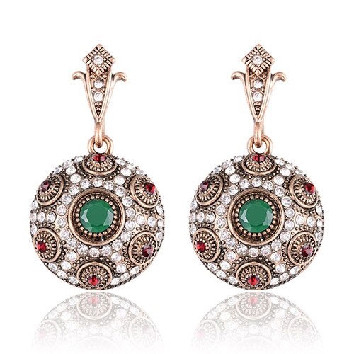 Сережки підвіски у турецькому стилі lan-3485