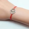 Браслет красная нить с подвеской Лапка lan-2940