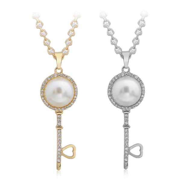 Кулон Ключик Жемчужина в стиле Tiffany