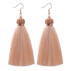 Серьги кисточки Корона