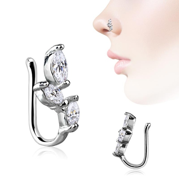 Обманка в нос Spikes Листок NOCL18