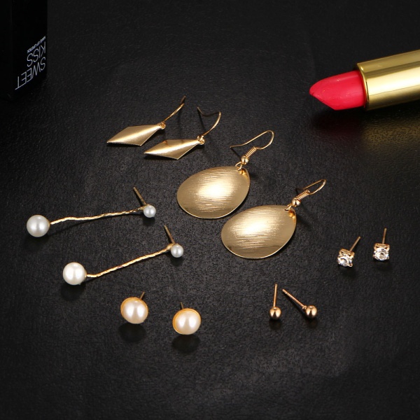 Набір сережок Аnji (6 пар)